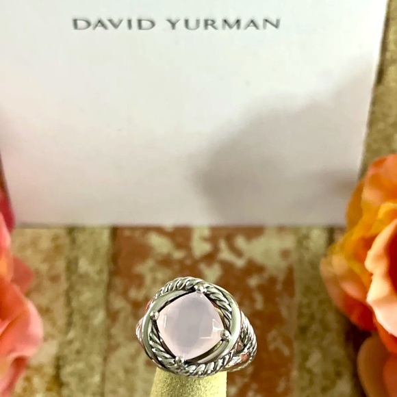 DY Infinity Rose Quartz Ring - Picture 9 of 11